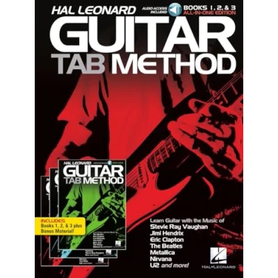 Afbeelding van Hal Leonard Guitar Tab Method: Books 1, 2 &amp; 3 All in One Edition! Book/Online Audio: Includes Downloadable Audio, Bonus Material!: 1
