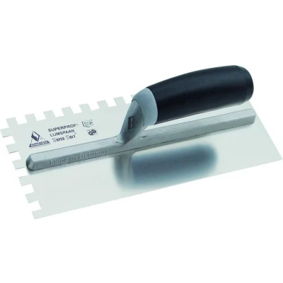 Afbeelding van Lijmspaan SUPER PROF 280x120 mm RVS. 8x8 met SUPERSOFT handgreep