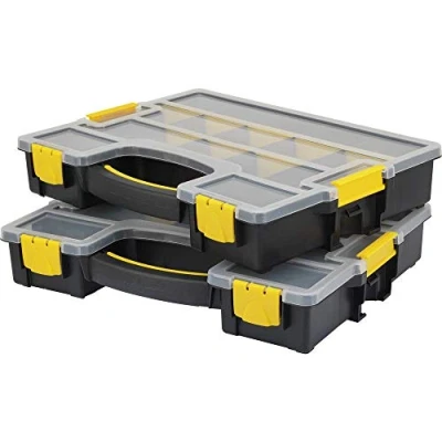 Afbeelding van Basetech Assortimentsdoos (l x b h) 370 286 140 mm Aantal vakken: 15 Variabele onderverdeling Inhoud 1 stuk(s)