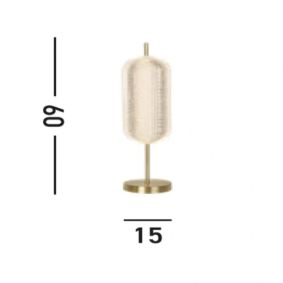 Afbeelding van Searchlight Tafellamp Capsule design EU28805SB