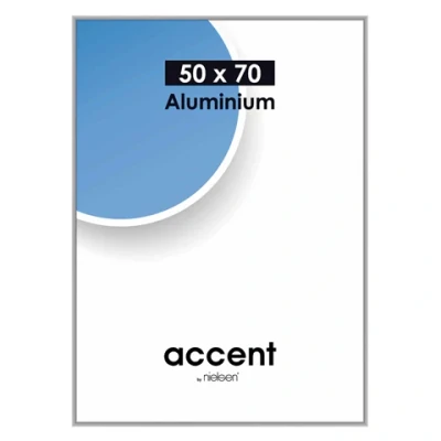 Afbeelding van Nielsen Design Fotolijst 52724 Accent Mat Zilver 50x70 cm