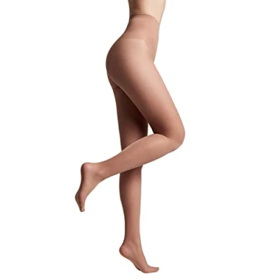 Afbeelding van Conte elegant zijdezachte damespanty met verstevigd slipje dunne extreem elastisch BIKINI 40 kleur bruin maat 2