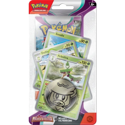 Afbeelding van Pokemon Scarlet &amp; Violet Paldea Evolved Premium Checklane Blister: Arboliva