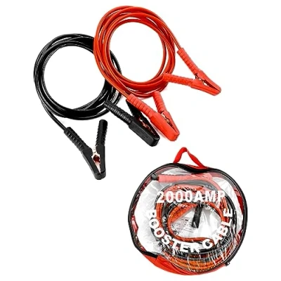 Afbeelding van QWORK® 4 Meter 2000A Automotive Startkabel Met Opbergtas