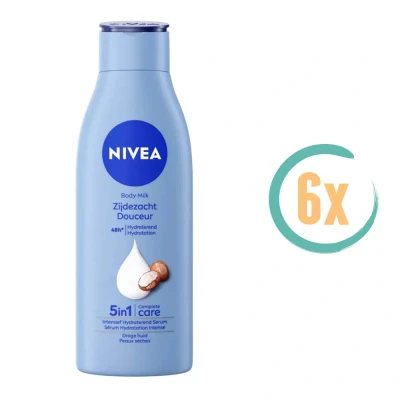 Afbeelding van 6x Nivea Zijdezacht Bodymilk 250ml