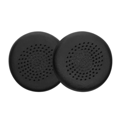 Afbeelding van kwmobile 2x oorkussens compatibel met iKF R1 Wireless Earpads voor koptelefoon Kunstleer en schuim in zwart