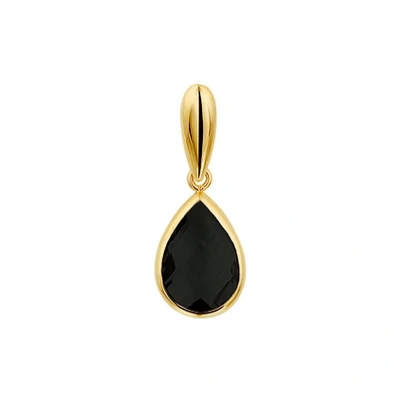 Afbeelding van Trendjuwelier huiscollectie Hanger Geelgoud Onyx