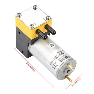 Afbeelding van 12V 0.4 1L / min Micro Luchtvacuümpomp Miniatuur Elektrische DC Motor Diafragma Vacuümpomp Vacuüm Zelfaanzuigende Waterpomp voor Lucht Vloeistof Apparatuur