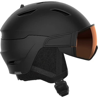 Afbeelding van Salomon Driver Access Black skihelm, snowboardhelm, uniseks, zeer comfortabel, optimaal comfort, bescherming