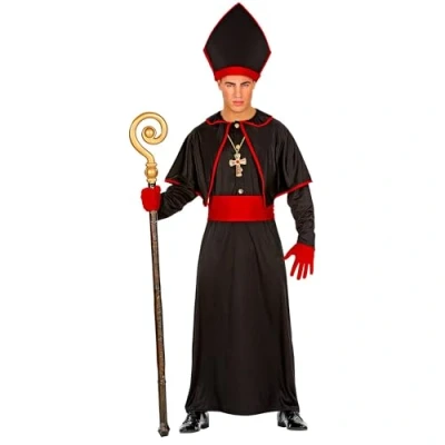 Afbeelding van &quot;BISHOP&quot; (badjas met tip, riem, hoed) (XXL)