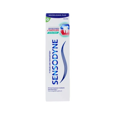 Afbeelding van 12x Sensodyne Tandpasta Gevoeligheid en Tandvlees Extra Fresh 75 ml