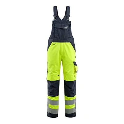 Afbeelding van Mascot Safe Supreme Amerikaanse overall met kniezakken 15569 860 hi vis geel/donkermarine C46 90