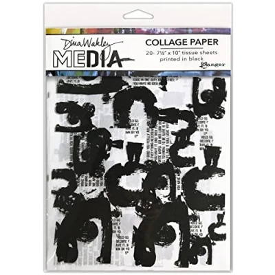 Afbeelding van Ranger Dina Wakley MEdia Collage Tissue Painted Marks (2x10pcs) (MDA77879)