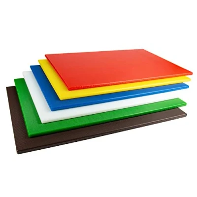 Afbeelding van Grunwerg CB 1018BR Bruine Polyethyleen Plastic Duurzame Krasbestendige Gekleurde Snijplank