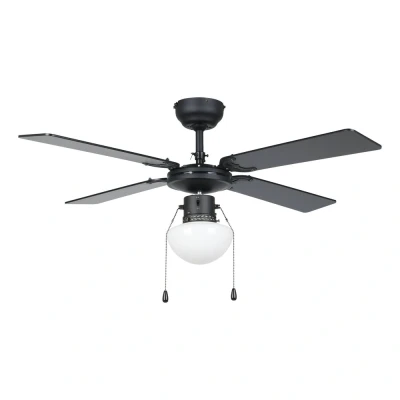 Afbeelding van EGLO Fortaleza Plafondventilator met lamp Ø 106,6 cm 3 snelheden AC longer life ZwartBruin