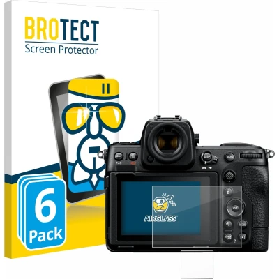 Afbeelding van BROTECT Screenprotector voor Nikon Z 8 (Display + Schouderdisplay) Folie Beschermfolie Beschermglas transparant (6 Stuks)