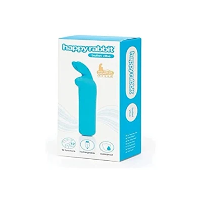 Afbeelding van Happy Rabbit Oplaadbare Vibrerende Bullet Blauw