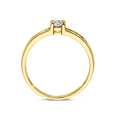 Afbeelding van Geelgouden Ring zirkonia 4020082 18.00 mm (57)