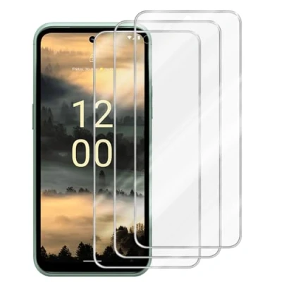 Afbeelding van Cadorabo 3x Screenprotector geschikt voor Nokia XR21 Beschermende Pantser Film in KRISTALHELDER Getemperd (Tempered) Display beschermend glas 9H hardheid met 3D Touch