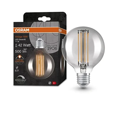 Afbeelding van OSRAM vintage 19 6 LED lamp, smoke tint, 11W, 5 lm