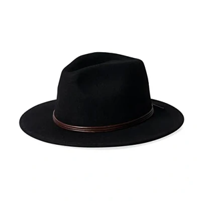 Afbeelding van Brixton Unisex Ridge Fedora, zwart, One size