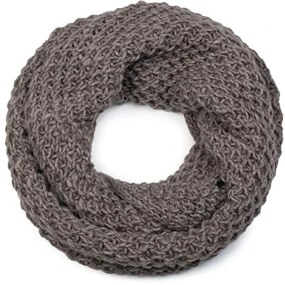 Afbeelding van styleBREAKER Uniseks gebreide lus sjaal grof gebreid, Uni buis sjaal, winter 01018157, Kleur:Taupe
