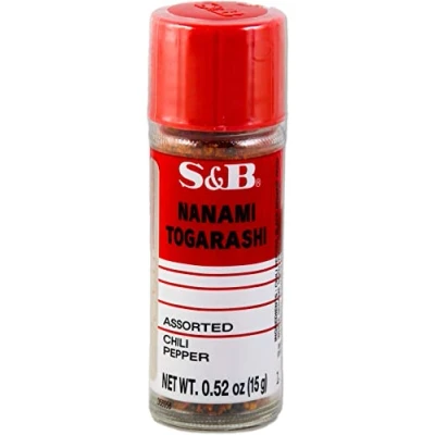 Afbeelding van Shichimi Nanami Togarashi chilipoeder met zeven scherpe specerijen 15 g uit Japan