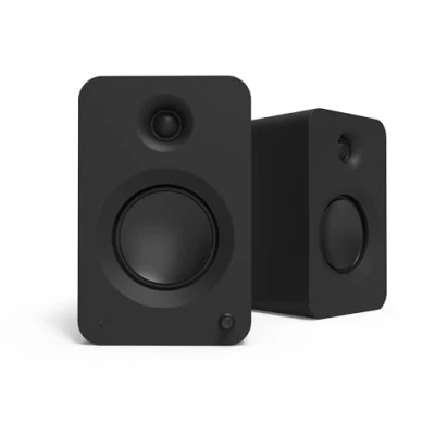 Afbeelding van Kanto REN 200W Powered Speaker System with HDMI ARC Input for TV &amp; Home Theater USB C and Bluetooth 5.3 High/Low Pass Filter Pair Matte Black