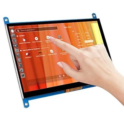 Afbeelding van 7 inch IPS Touch Screen Capacitive 1024x600 HDMI Display Game Monitor for Raspberry Pi 4