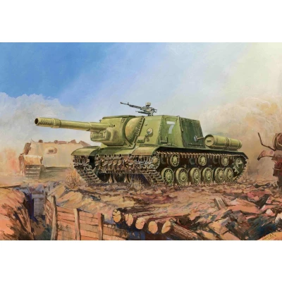 Afbeelding van Zvezda Self propelled Gun Isu 152 (Zve6207) modelbouwsets, hobbybouwspeelgoed voor kinderen, modelverf en accessoires
