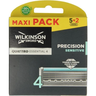 Afbeelding van Wilkinson Quattro Titanium Sensitive Scheermesjes 7ST