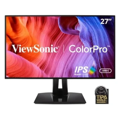 Afbeelding van Viewsonic VP2768A LED monitor Energielabel E (A G) 68.6 cm (27 inch) 2560 x 1440 Pixel 16:9 5 ms DisplayPort, HDMI, USB C IPS LCD