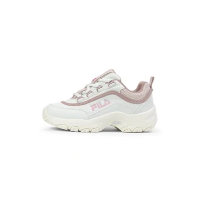 Afbeelding van FILA Strada Logo Kids sneakers voor meisjes, Witte mauve krijt marshmallow, 29 EU