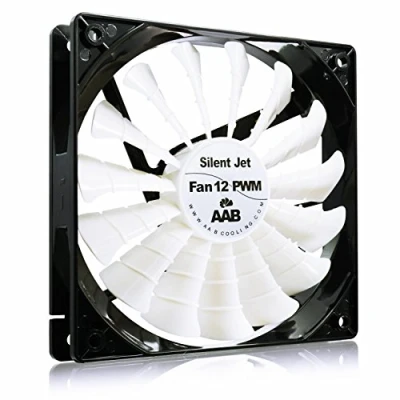Afbeelding van AABCOOLING Silent Jet Fan 12 PWM and Efficient 120mm with 4 Anti vibration Pads Control, Quiet Fan, Air Cooler, Airflow PC 8,9 20,9 dB(A)
