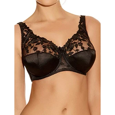 Afbeelding van Fantasie 6000 6001 Belle Beugel Niet Gewatteerde Volledige Cup Ondersteunende Kant BH, Zwart, 75G