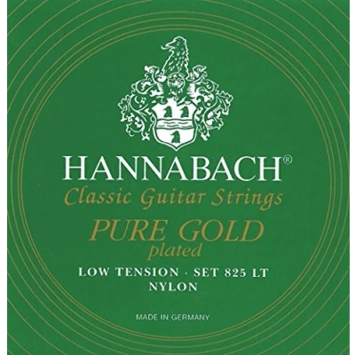 Afbeelding van Hannabach Klassieke gitaarsnaren 825 Low Tension Speciaal verguld Set 3 delig bas