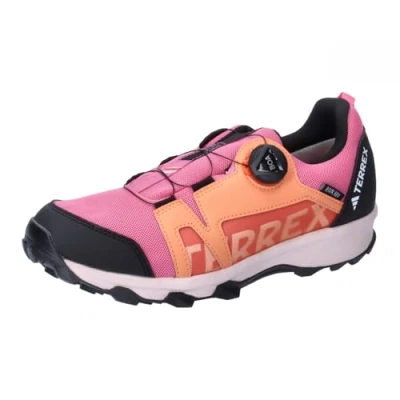 Afbeelding van adidas Terrex Agravic Boa Rain.Rdy Trail Running Shoes, hoge niet voetbalschoenen, Pink Fusion/Putty Mauve/Core Black, 39,5 EU, Fusion Putty Mauve Core 39.5 EU