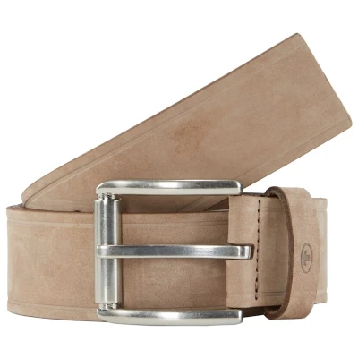 Afbeelding van TOM Tailor Basic Riem, Heren, Maat: 95, Taupe uni