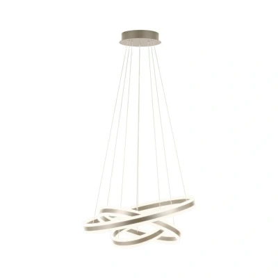 Afbeelding van Stars of Light Design hanglamp Tonarella 3 rings champagne 39314