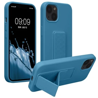 Afbeelding van kwmobile back cover voor smartphone Compatibel met Apple iPhone 13 1x beschermhoesje van kunststof In Caribisch blauw