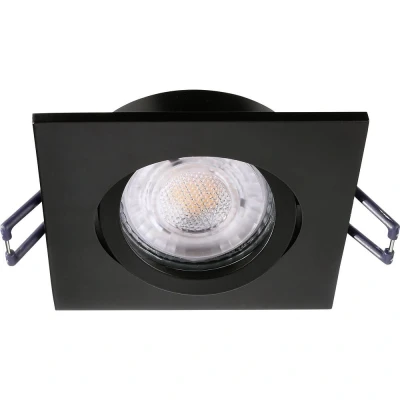 Afbeelding van Deko Light Samsola plafond inbouwlamp, zwart, 9 x cm, metaal