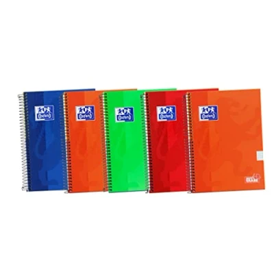 Afbeelding van Schrift Oxford Multicolour 1/4 80 Lakens (5 Stuks)