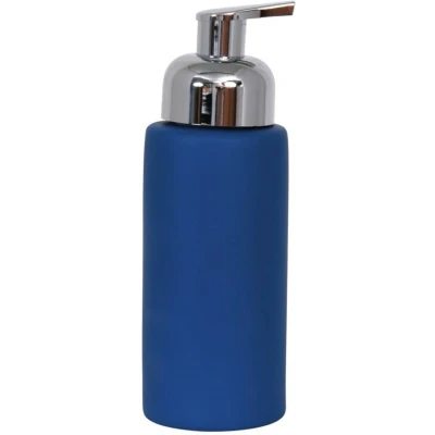 Afbeelding van MSV Zeeppompjedispenser Kyoto keramiek marine blauwzilver 18 c