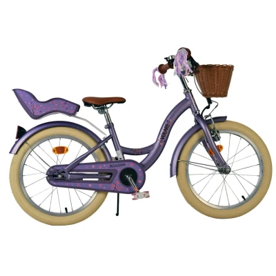 Afbeelding van Volare Blossom Kinderfiets Meisjes 18 Inch Paars + 15 Inruilkorting