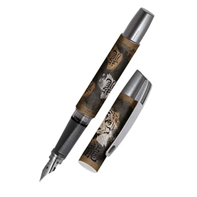Afbeelding van vulpen Campus en accessoires linkshandige Tiger Brush