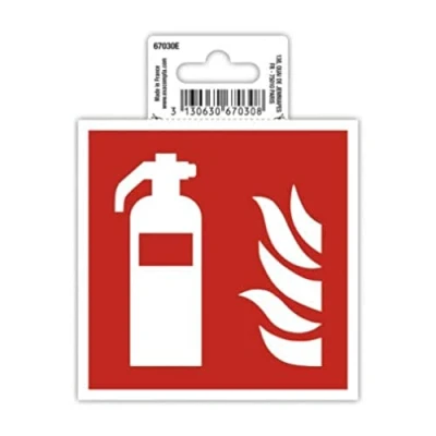 Afbeelding van Exacompta 67030E brandblusser, zelfklevend, 10 cm, rood