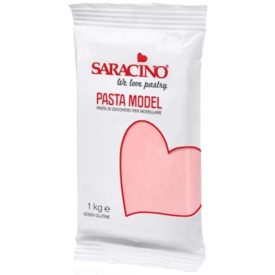 Afbeelding van Saracino Modelling Paste Roze 1kg