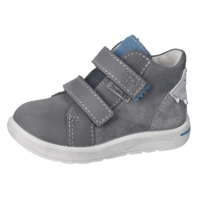 Afbeelding van Pepino Klett Kroki Babyschoenen voor kinderen, Maat: 24, Asphalt Veloursleer