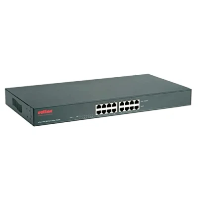 Afbeelding van ROLINE 19&quot; Fast Ethernet PoE Mid Span injector, 8 poorten