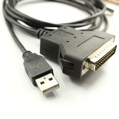 Afbeelding van USB DB25 Barcode Printer Kabel met Seriële Adapter Converter Silabs CP2102 RS232 canner (Lengte: 30CM)
